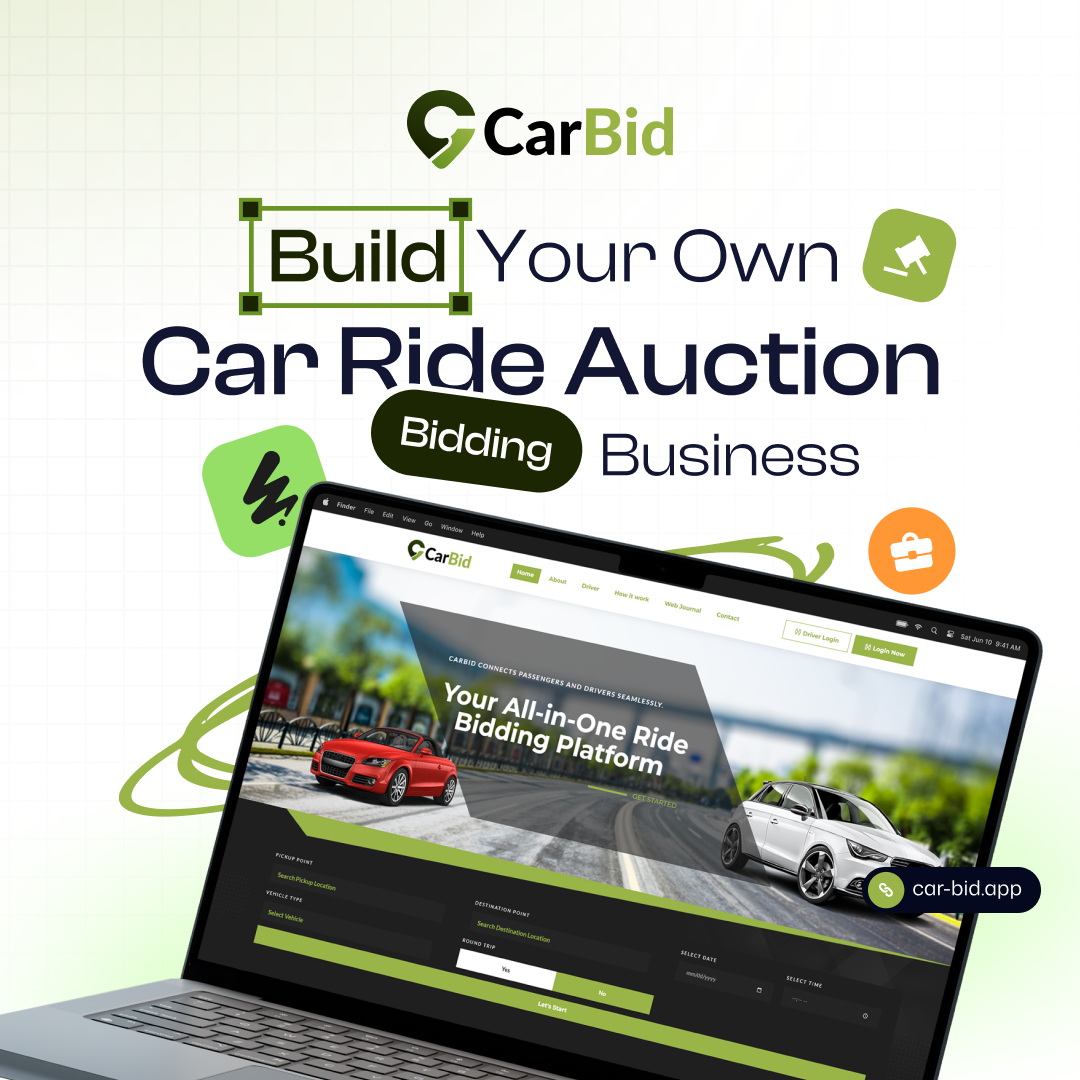 CarBid - Ride Auction and Bidding Platform 3d android animation appdevs appdevsx application branding design graphic design illustration ios logo motion graphics ui user experience user interface