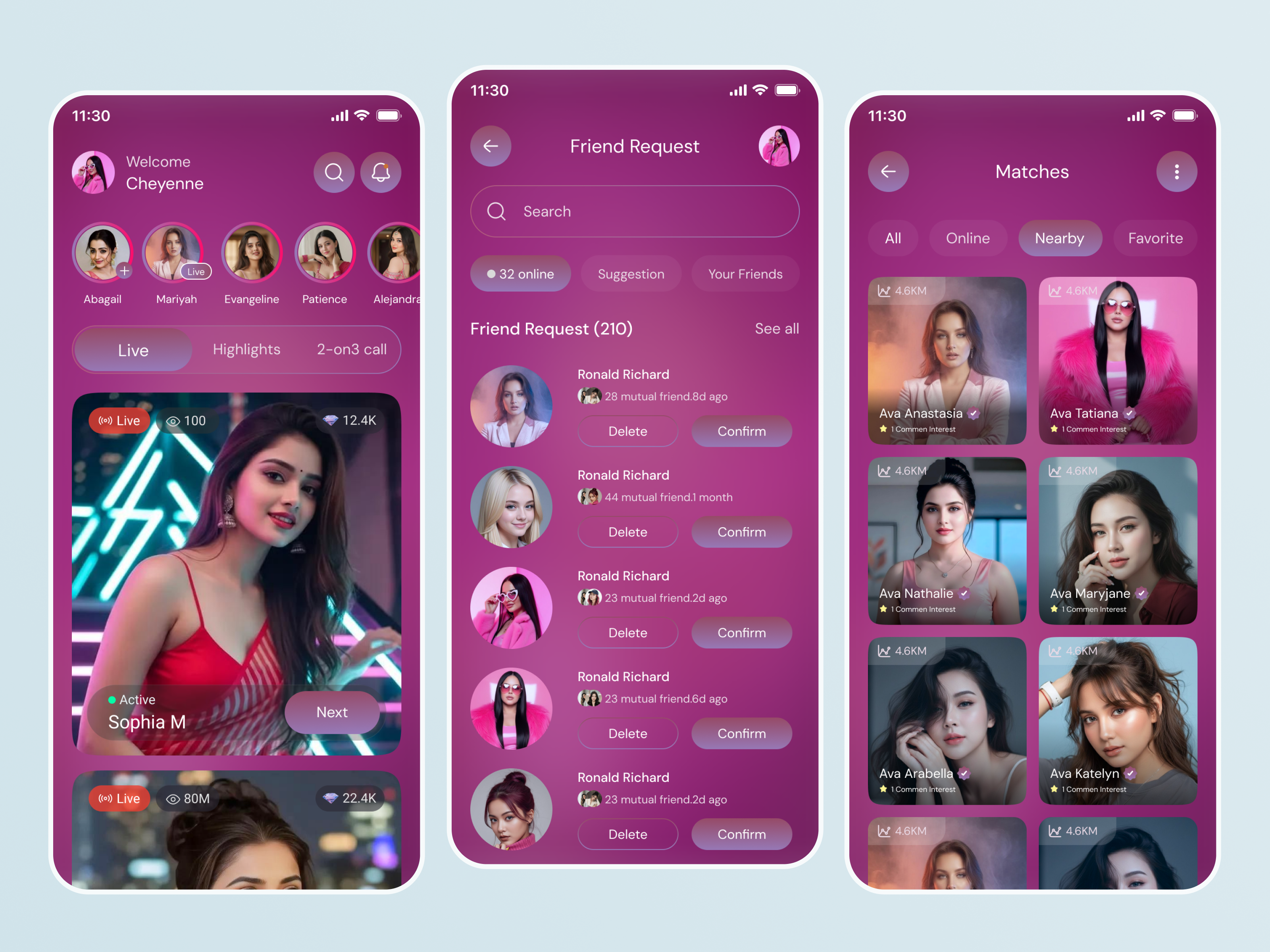 Example of Mobile App UI/UX Design