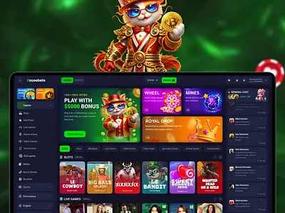 Royal Drop Casino 3d character casino casino app casino dashboard casino interface casino tournament casino website crypto dashboard crypto wallet design esports betting gambling website game cards gaming app gaming platform mobile app online casino payment system premium design web3
