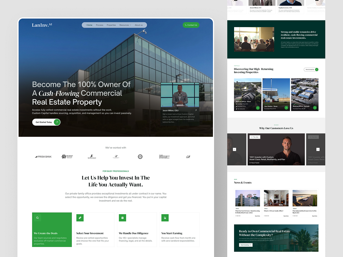Real Estate Investment Website