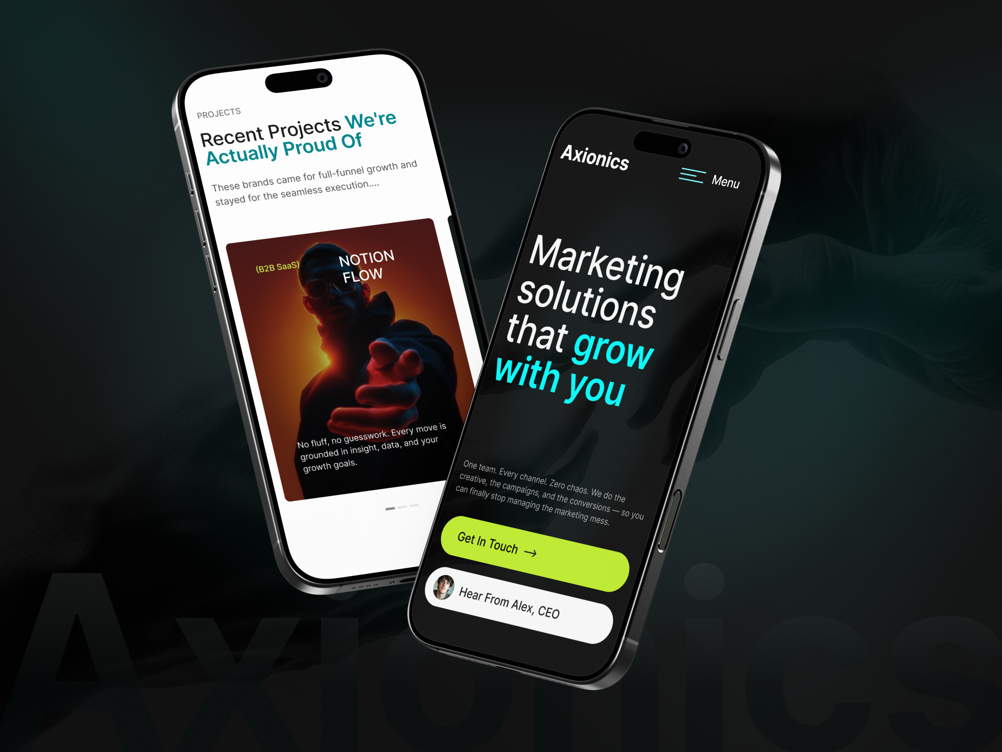 Axionics — Responsive UI Across Every Screen adaptive design breakpoint design digital design figma design mobile first design mobile ui mobile web design modern ui multiscreen design product design responsive design responsive web design saas design tablet ui tech website ui design ui ux design web design web template website design