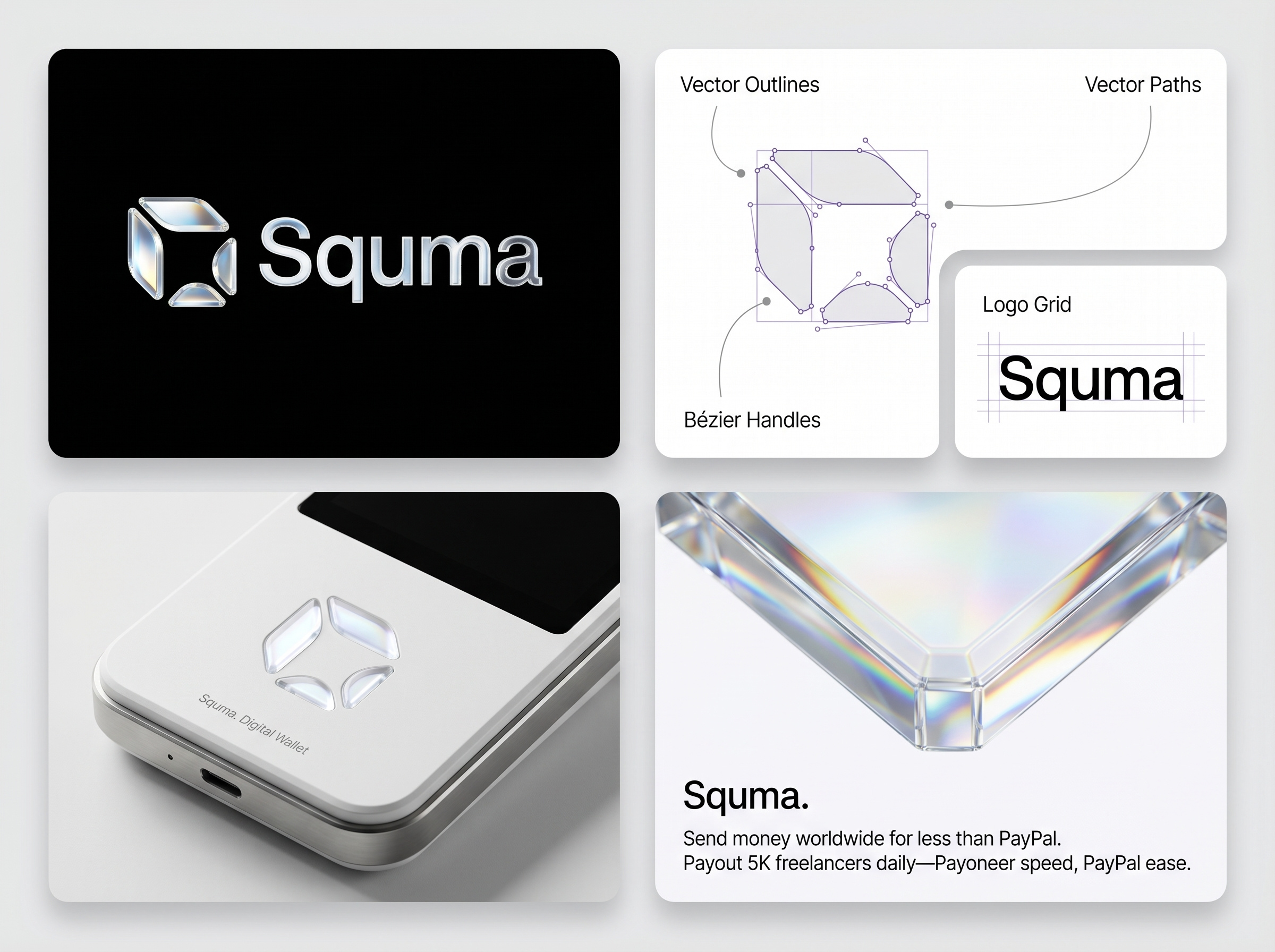 Squma — Seamless Global Fintech logo and Identity abstract branding abstract logo ai chat logo ai logo b2b logo branding enterprise logo financial logo fintech branding fintech design fintech logo design llm logo minimal logo modern logo payment logo premium logo for sale saas branding saas logo tech logo wallet identity