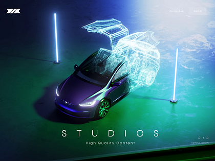 XIX3D Website — Cinematic 3D Animation