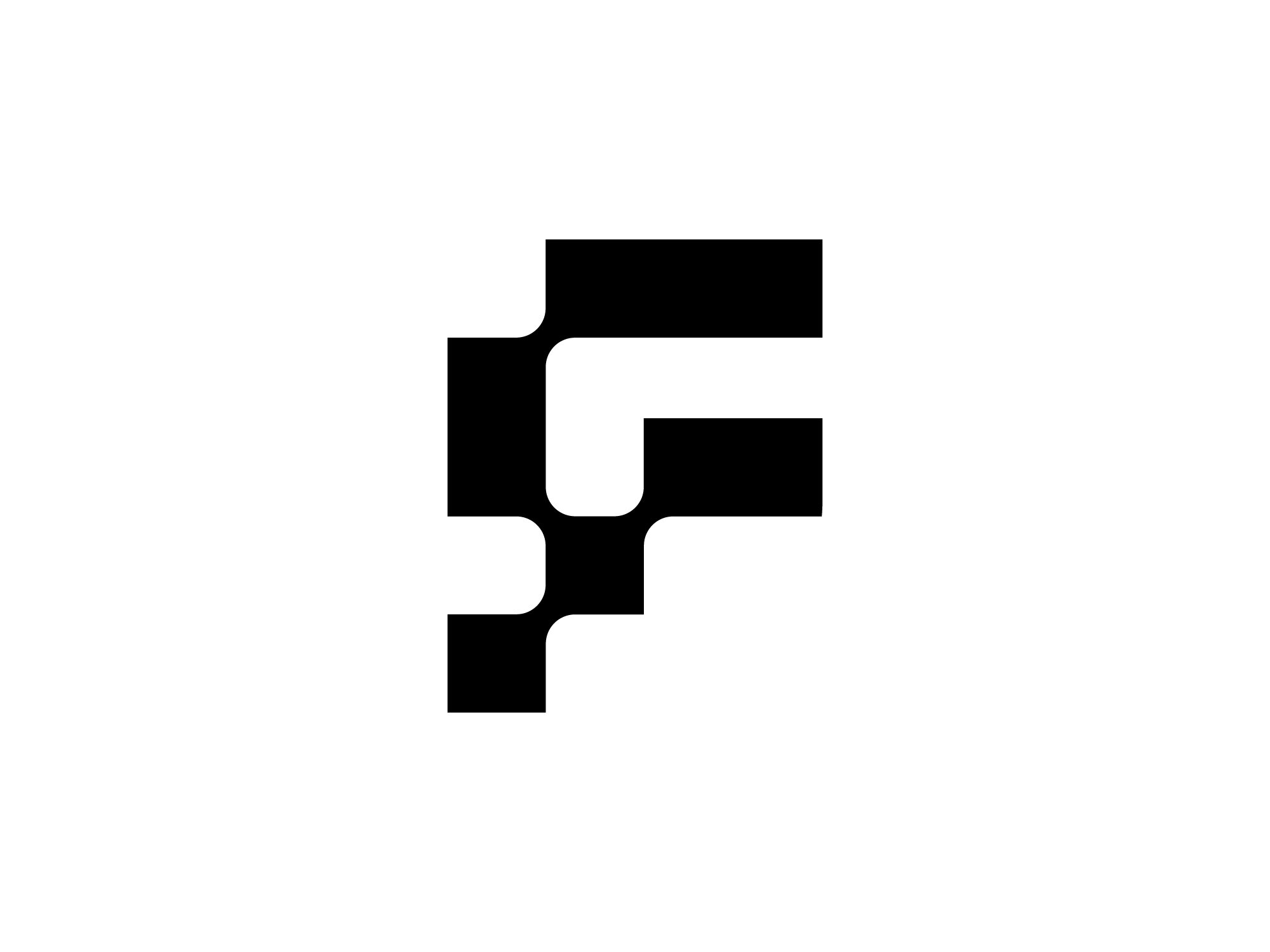 F Tech Logo biotech computer f logo f tech fintech letter f logo logo for sale logodesign pixel pixel logo sass logo startup tech tech logo technology unused