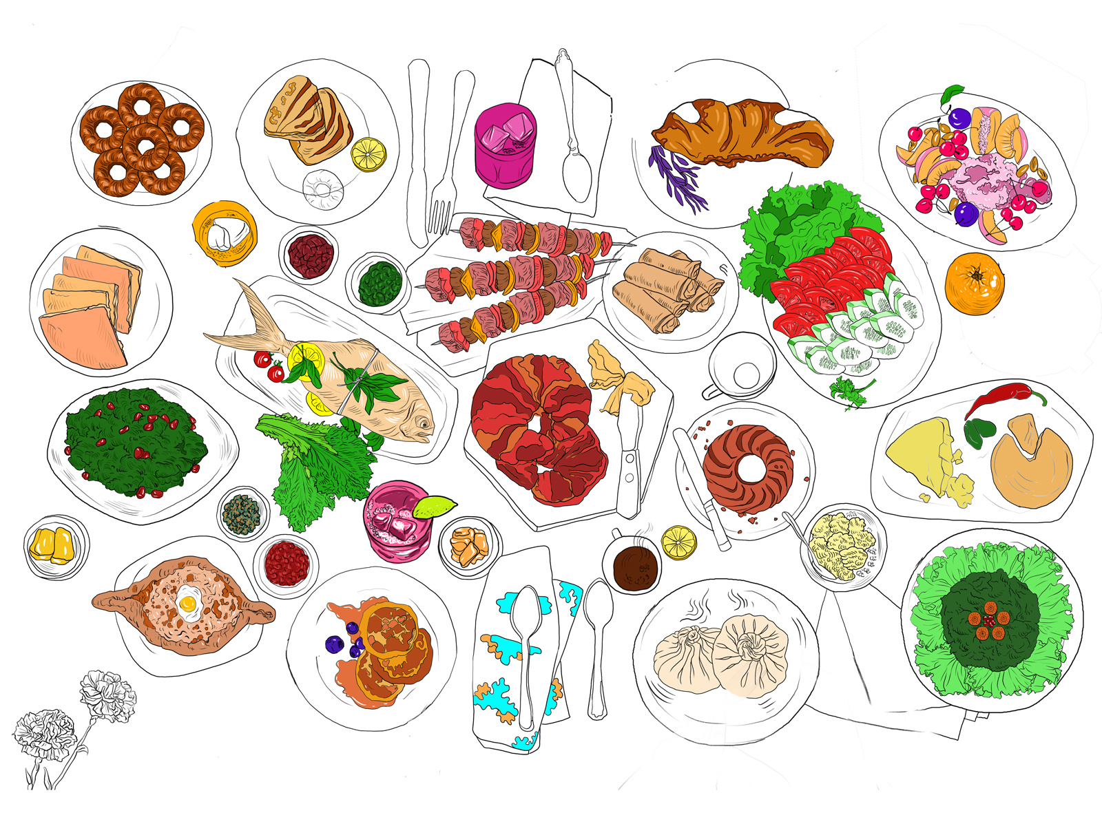 illustration for soc.media post