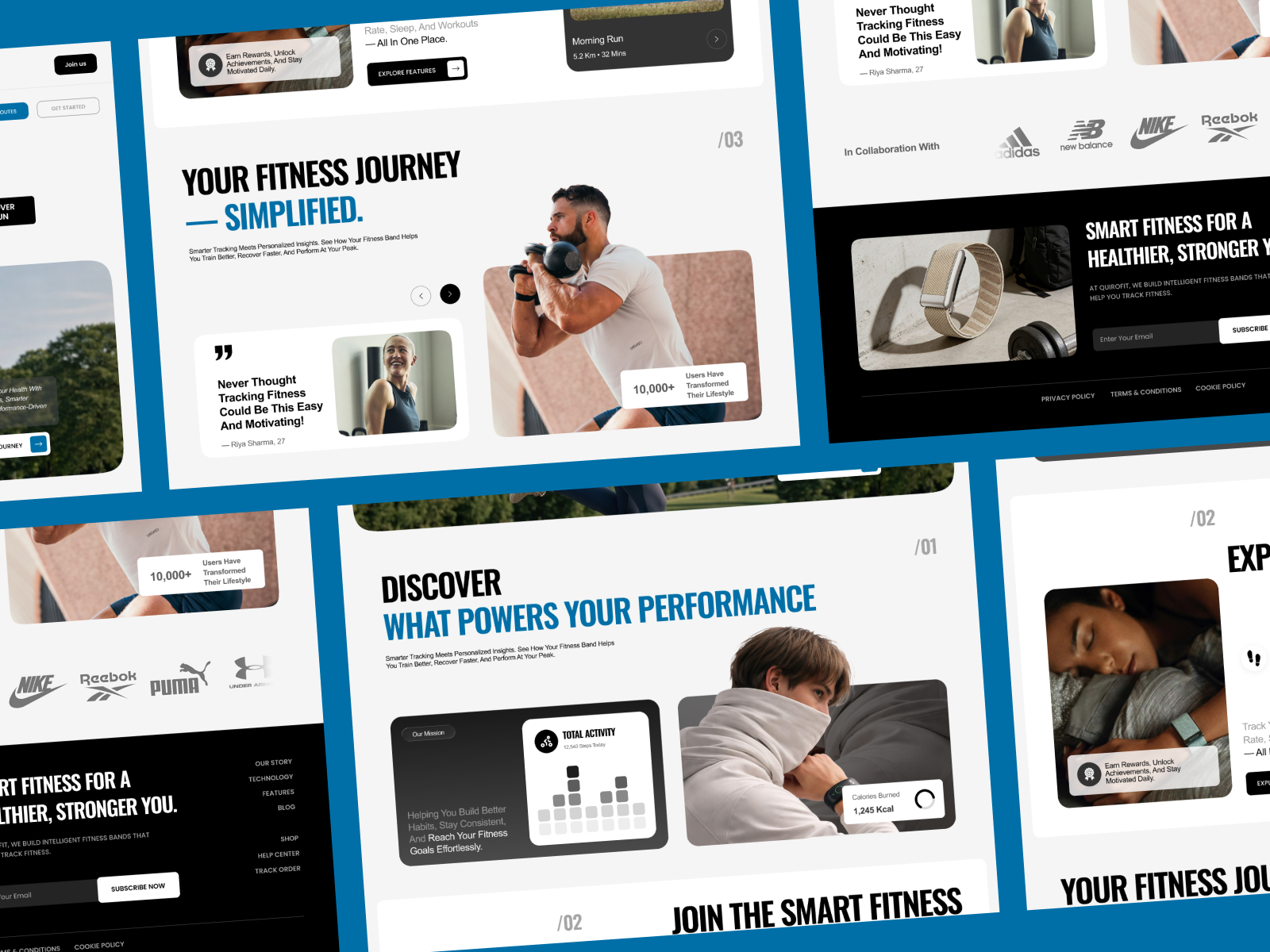 AI-Powered Fitness Experience UI 🚀 ai ai driven claude dashboard fitness health and fitness landing page ui uiux webdesign website design