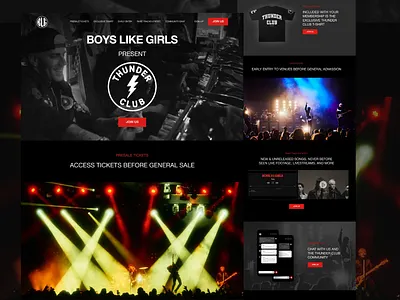 Music Event Landing Page concert dark theme design dribbble shot event landing page landing page design music music event ui ux