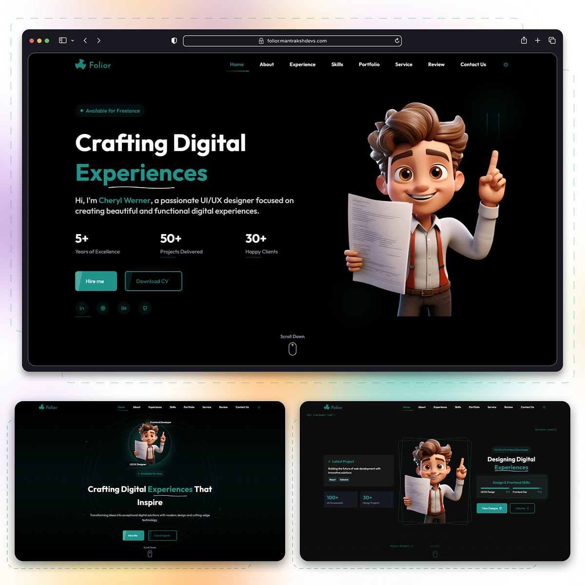 Folior – The Ultimate Developer Portfolio