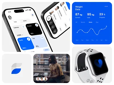 Live Fitness Streaming App — UI/UX Design app design coaching app dashboard design fitness app fitness platform interaction design ios app live streaming live workout mobile app mobile app design modern design modern ui personal trainer product design ui ui design ux ux design workout app