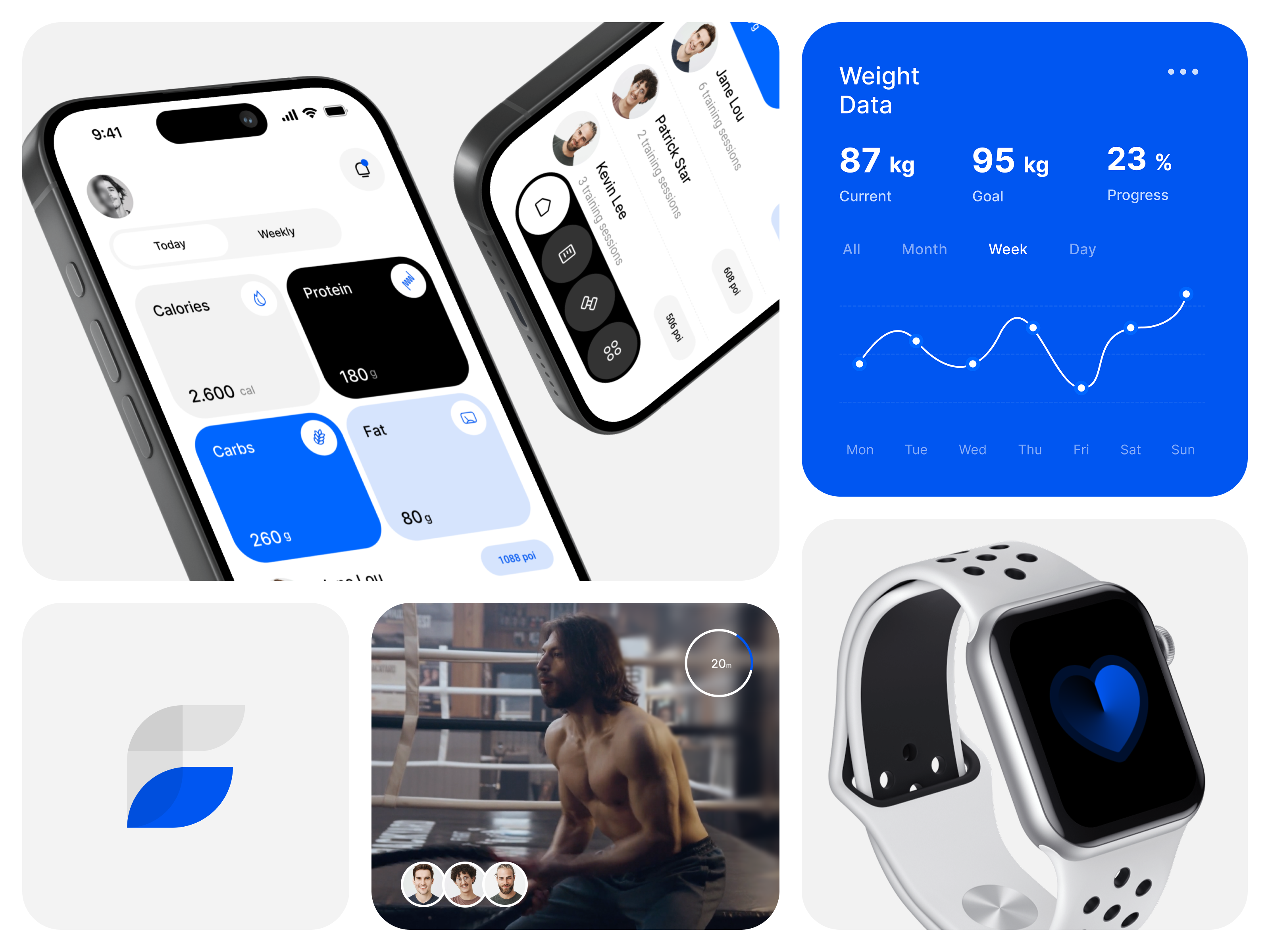 Live Fitness Streaming App — UI/UX Design