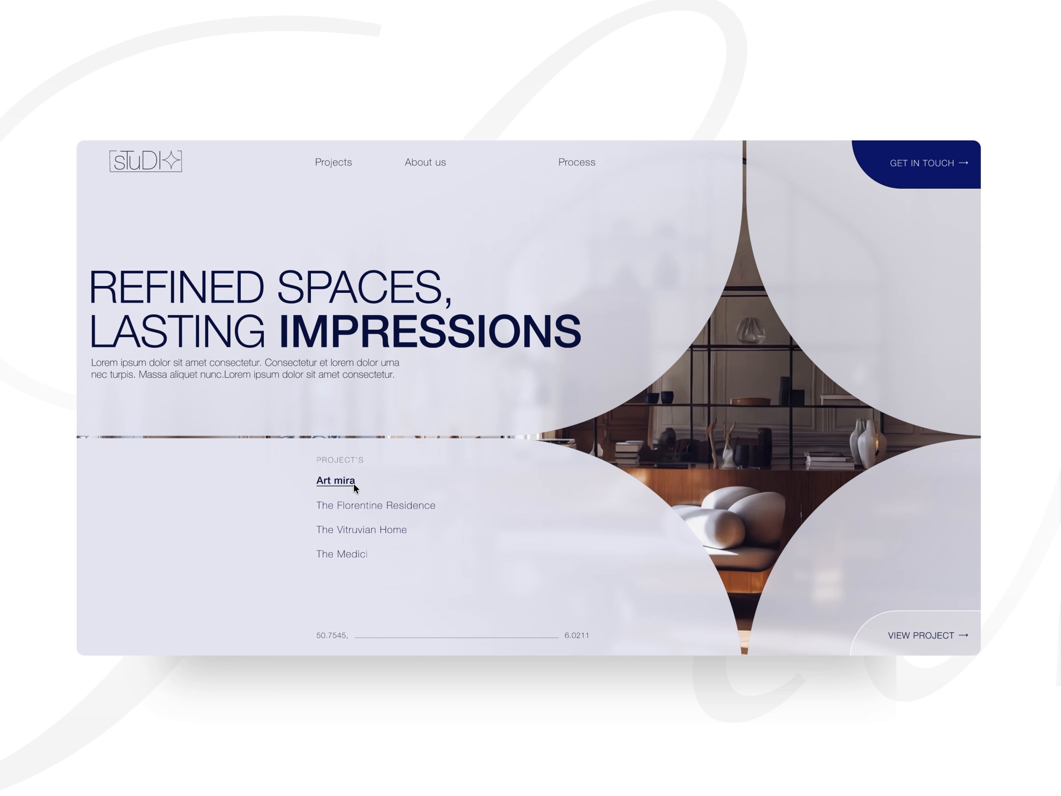 Shape Interior Design Studio | Web Design