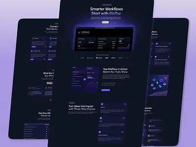 Riteflow – SaaS & AI Startup Website Design ai automotion animation app branding design graphic design html template illustration saas typography ui uiux web design website design