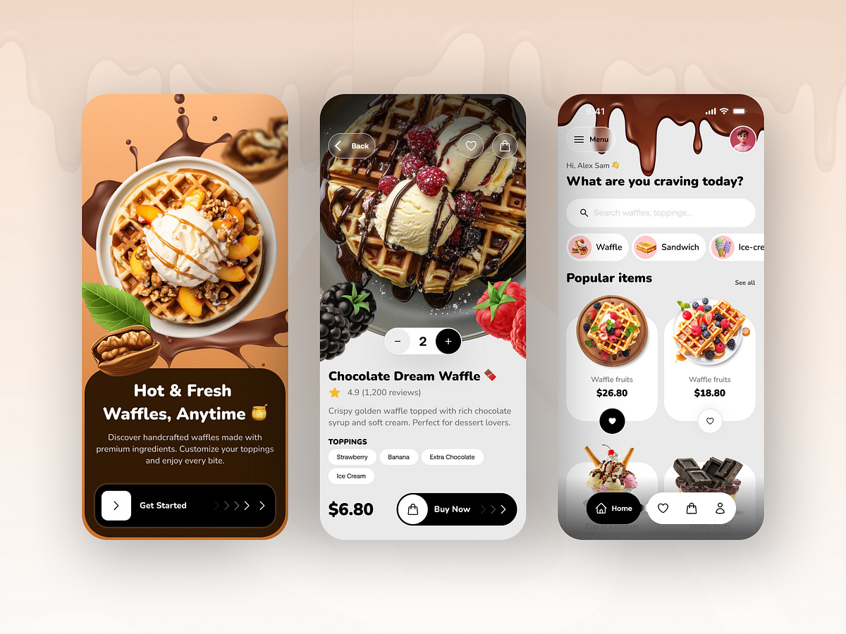 Food Ordering Mobile App UI UX Design