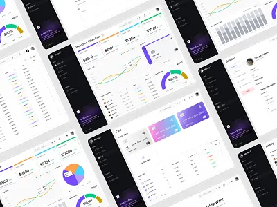SaaS Admin Panel Design | Analytics, Transactions & Banking Web interface product service startup ui ux web