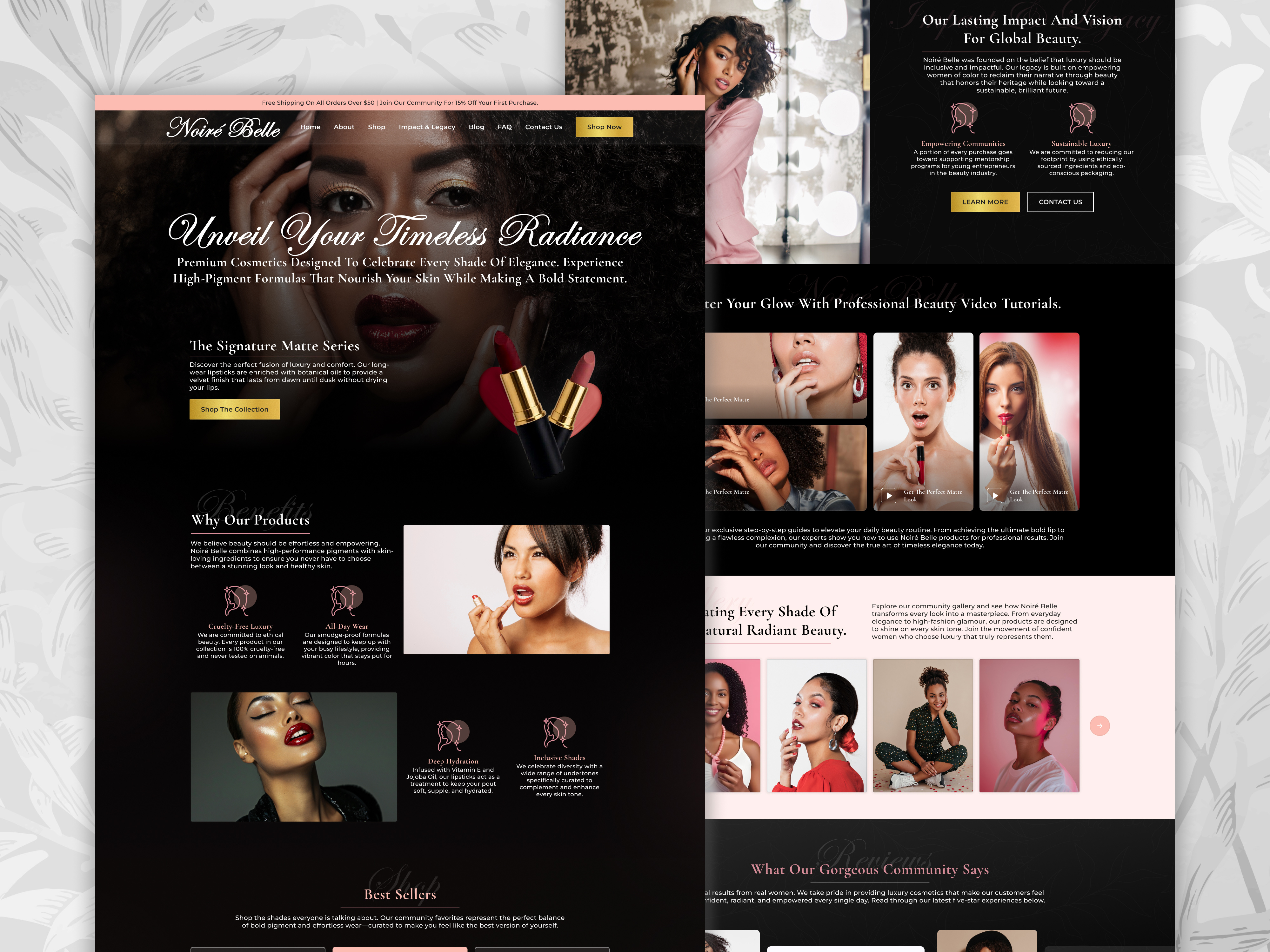 Example of Modern E Commerce Website UI/UX Design