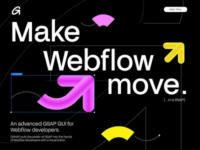 Gsnap Hero animation brand identity branding hero identity landing page logo mark negative space symbol visual identity web design