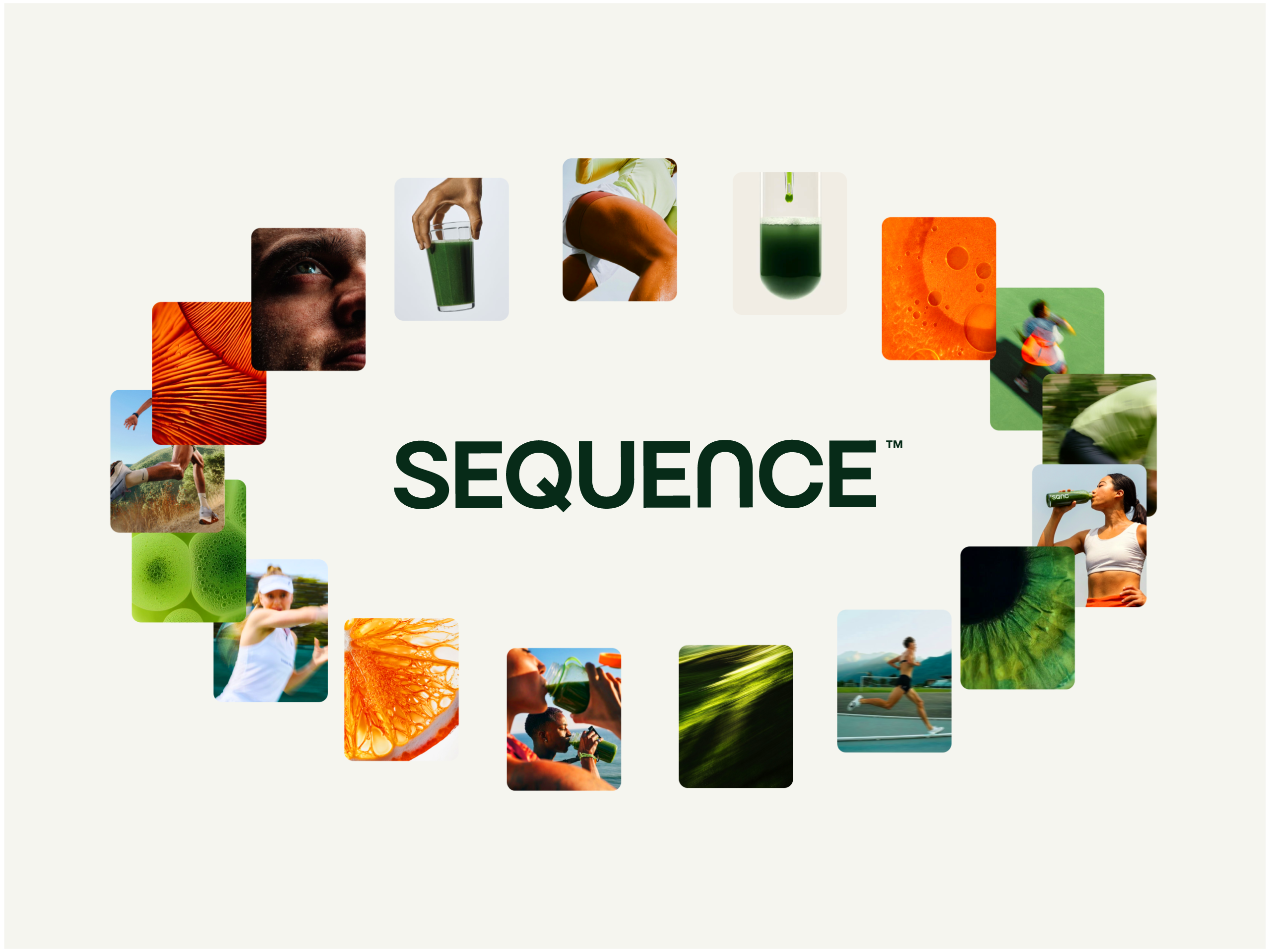 SEQUENCE — Personalised Nutrition for Athletes abstract logomark athlete brand identity brand identity design brand system custom wordmark endurance sports brand geometric logo green logo design logo design logo designer london branding nutrition performance performance nutrition branding sports branding sports logo supplement brand identity visual identity design wordmark wordmark design