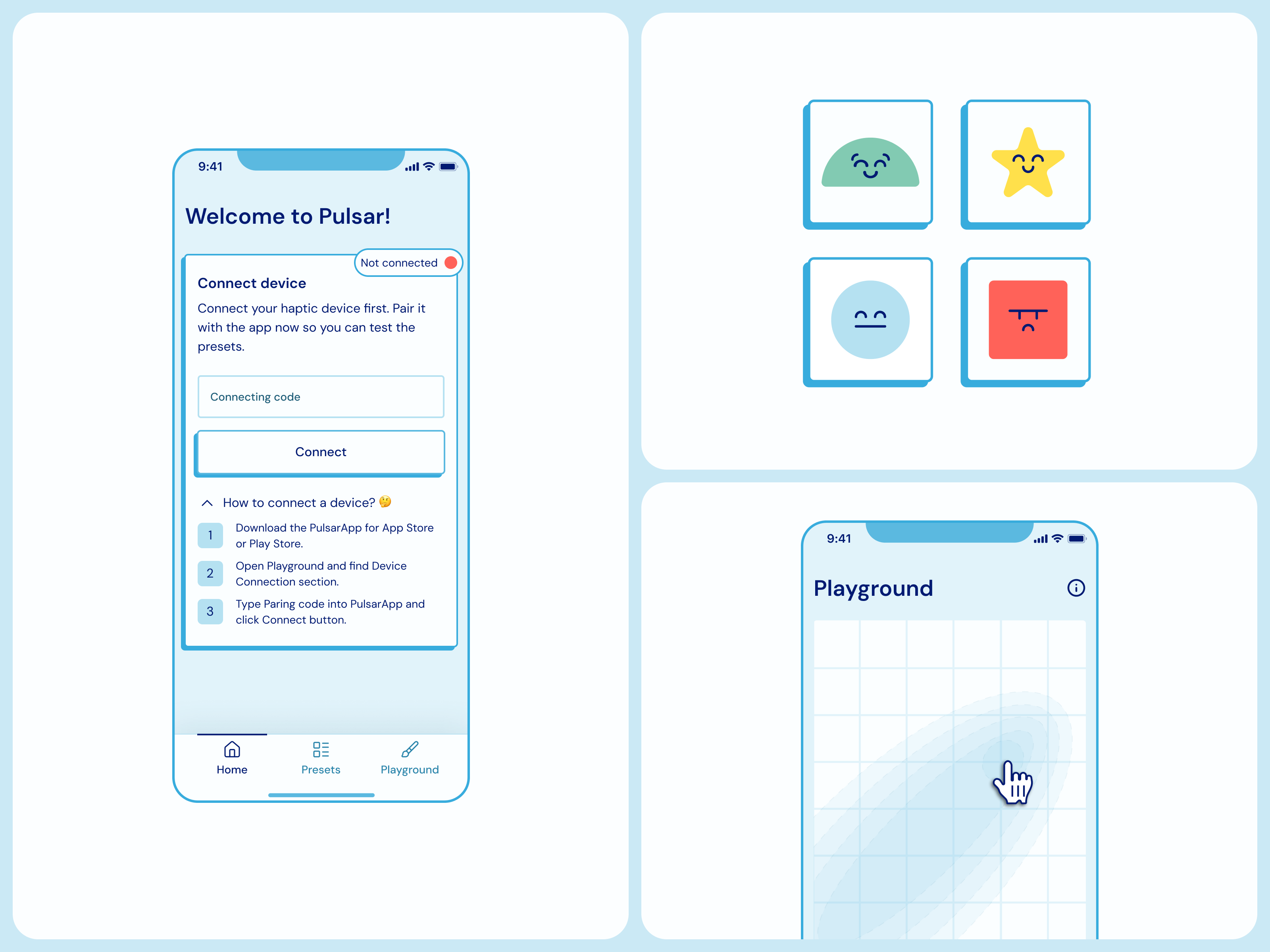 Example of Pulsar Brand & App Design
