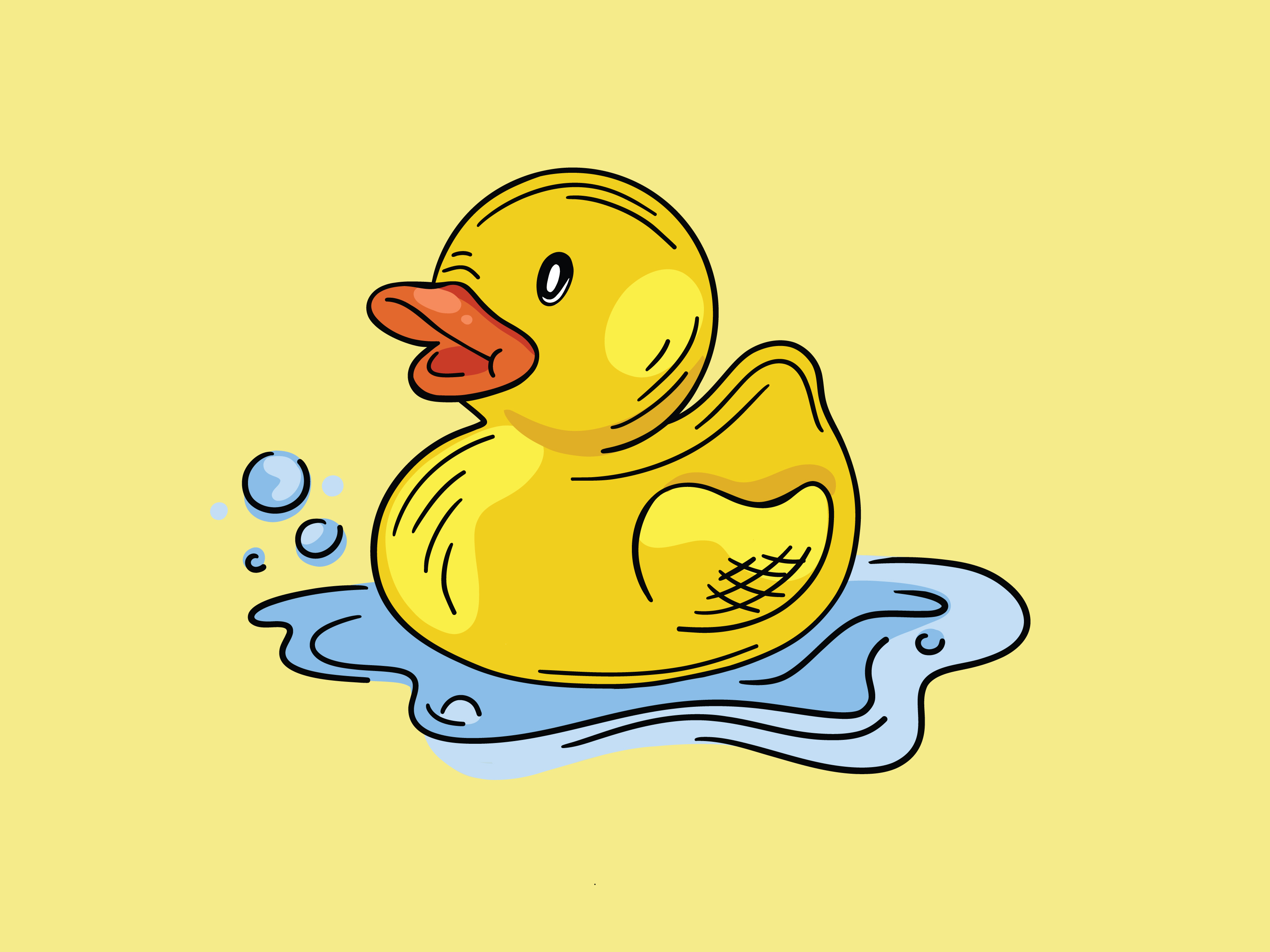 Rubber ducky illustration baby bath bathtime child children cute duck ducky hand drawn illustration illustration art infant newborn nursery rubber duck rubber ducky toddler toy vector vector drawing