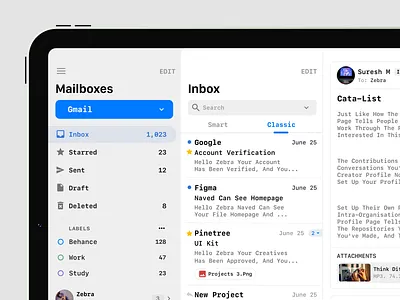 Gmail app design logo minimal minimalist ui ux vector