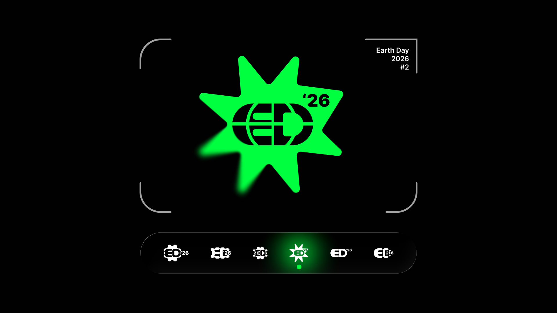 Earth Day 2026 Badge 3d animation branding character concept design gif graphic design illustration lettering logo motion graphics ui
