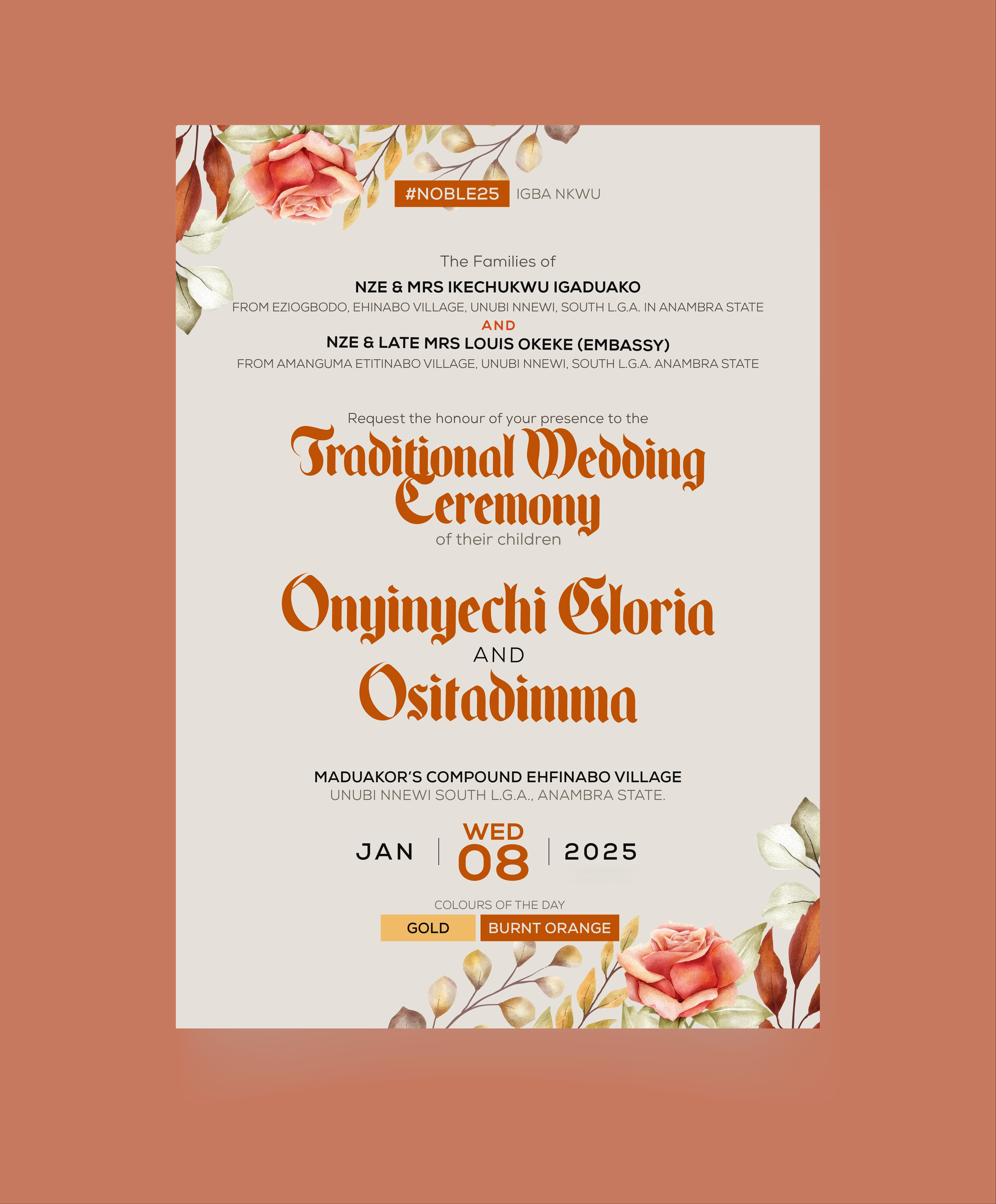 Traditional & White Wedding Card Designs design graphic design igba nkwu igba nkwu design igbo traditional wedding design igbo wedding card nigerian wedding card nigerian wedding design print design traditional wedding design wedding card wedding design