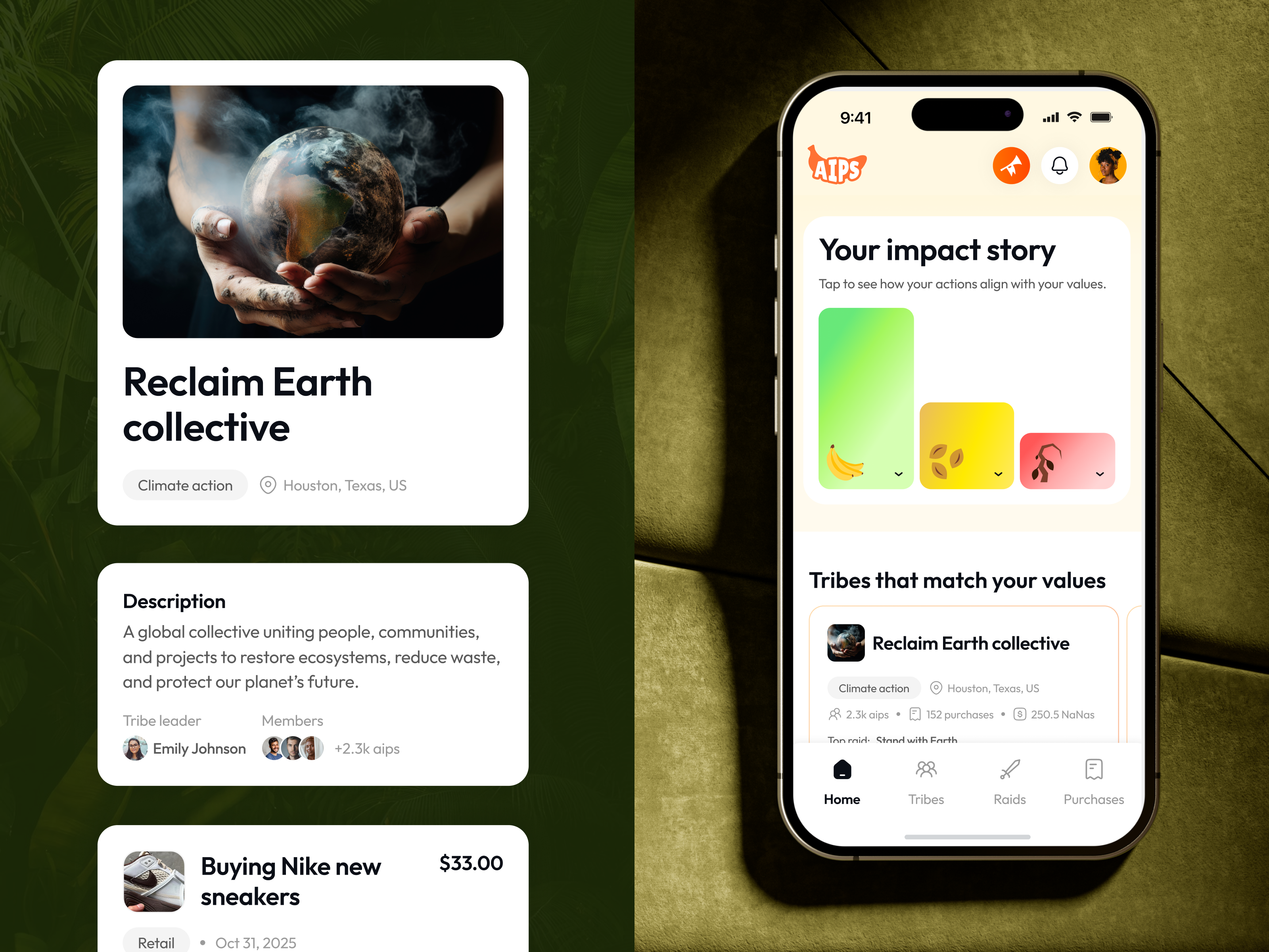 Impact & Collective Action Mobile App