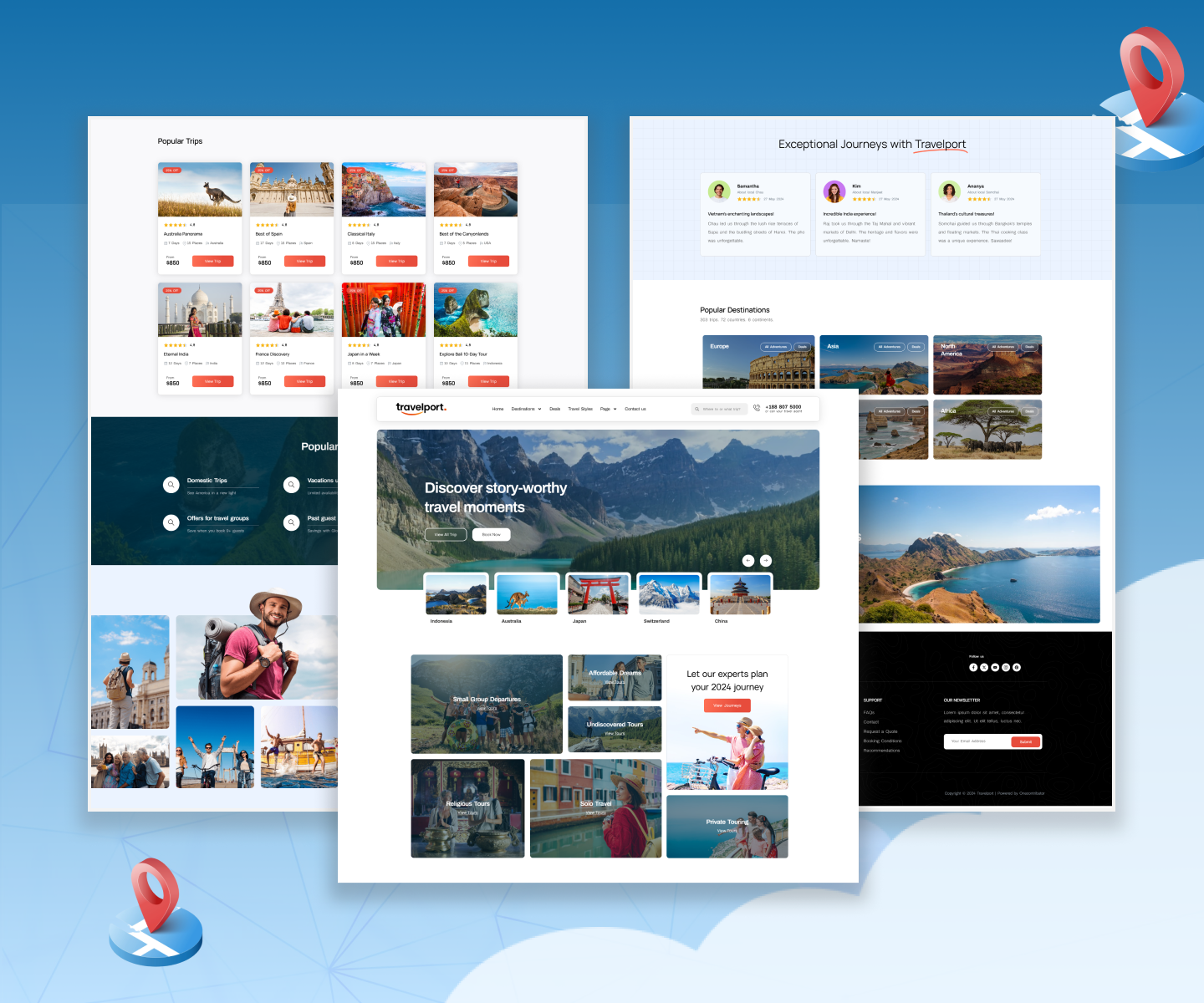 Tour & Travel Agency wordpress Web Design