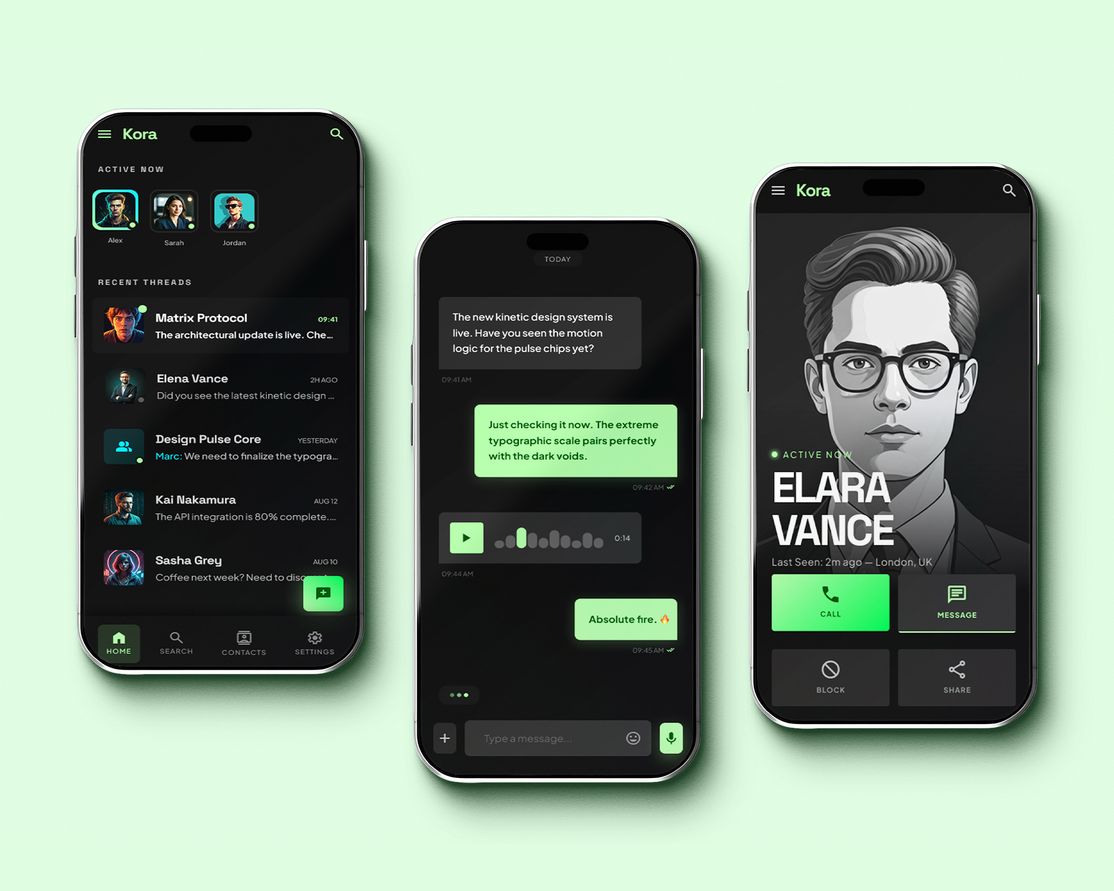 Example of Mobile App UI UX Design Saa S & Startup