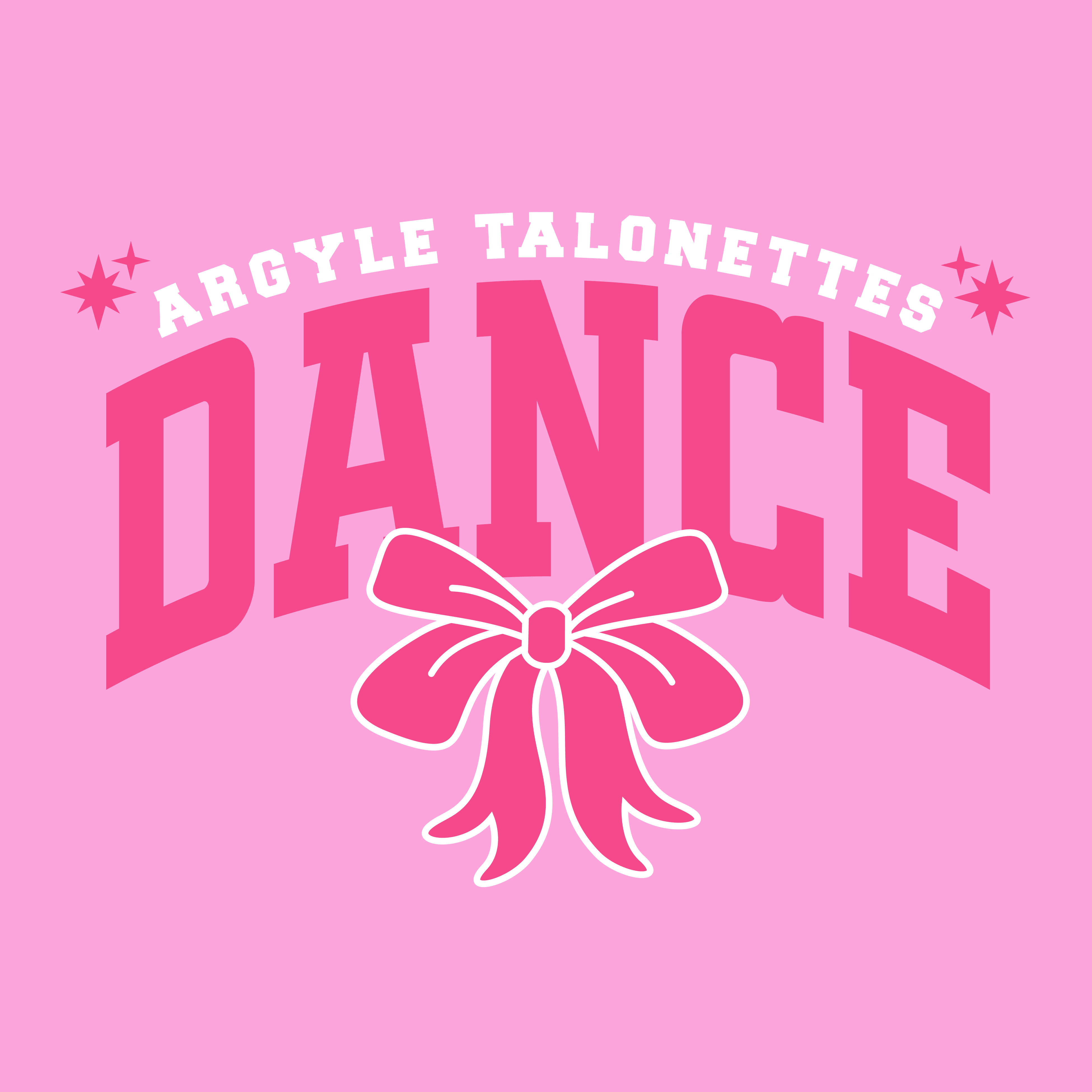 Dance Team with Ribbon Bow