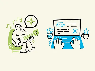 Good Doodle Illustrations Fintech ai artificial intelligence business character design claude code coding doodle doodle icons doodle illustrations fintech illustrations flat style getillustrations hand drawn humans illustration pack robots saas illustrations vector art website icons website illustrations