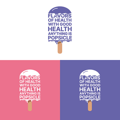 Popsicle Logo 3d branding design flat graphic design illustration logo logotype minimal ui vector
