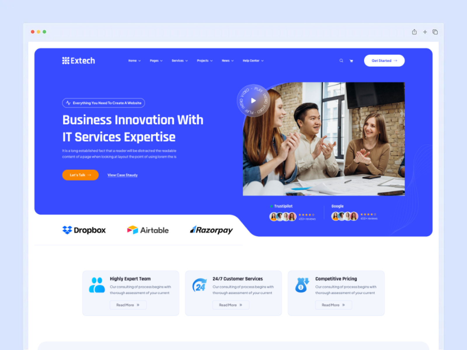 IT Solution Agency Responsive Website | Modern | Scalable UIUX agency business company corporate creative digital innov it marketing modren saas saas template software software template solution solution template startup technology technology company