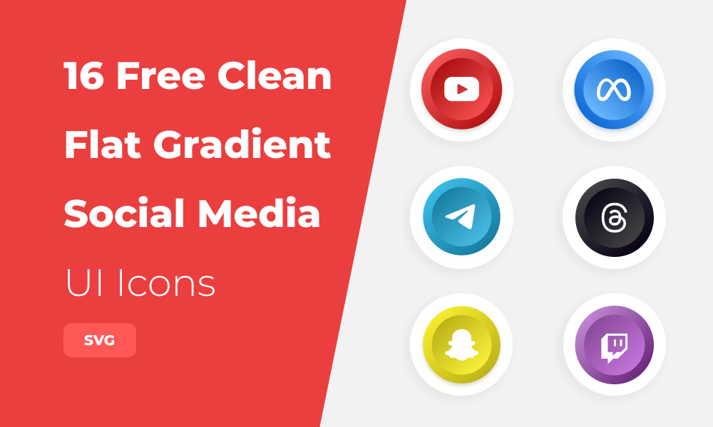 Social Media Icons app icons design resources free figma icons flat icons free design assets free icon set free icons free ui icons icon pack download icon pack free minimal icons modern icons social icons pack social media icons ui design resources ui icons ui kit free ux design icons vector icons free web design icons