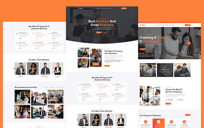 Solute - Technology & IT Solutions Wordpress Theme agency animation business clean corporate it soution modern portfolio responsive startup technology ui wordpress