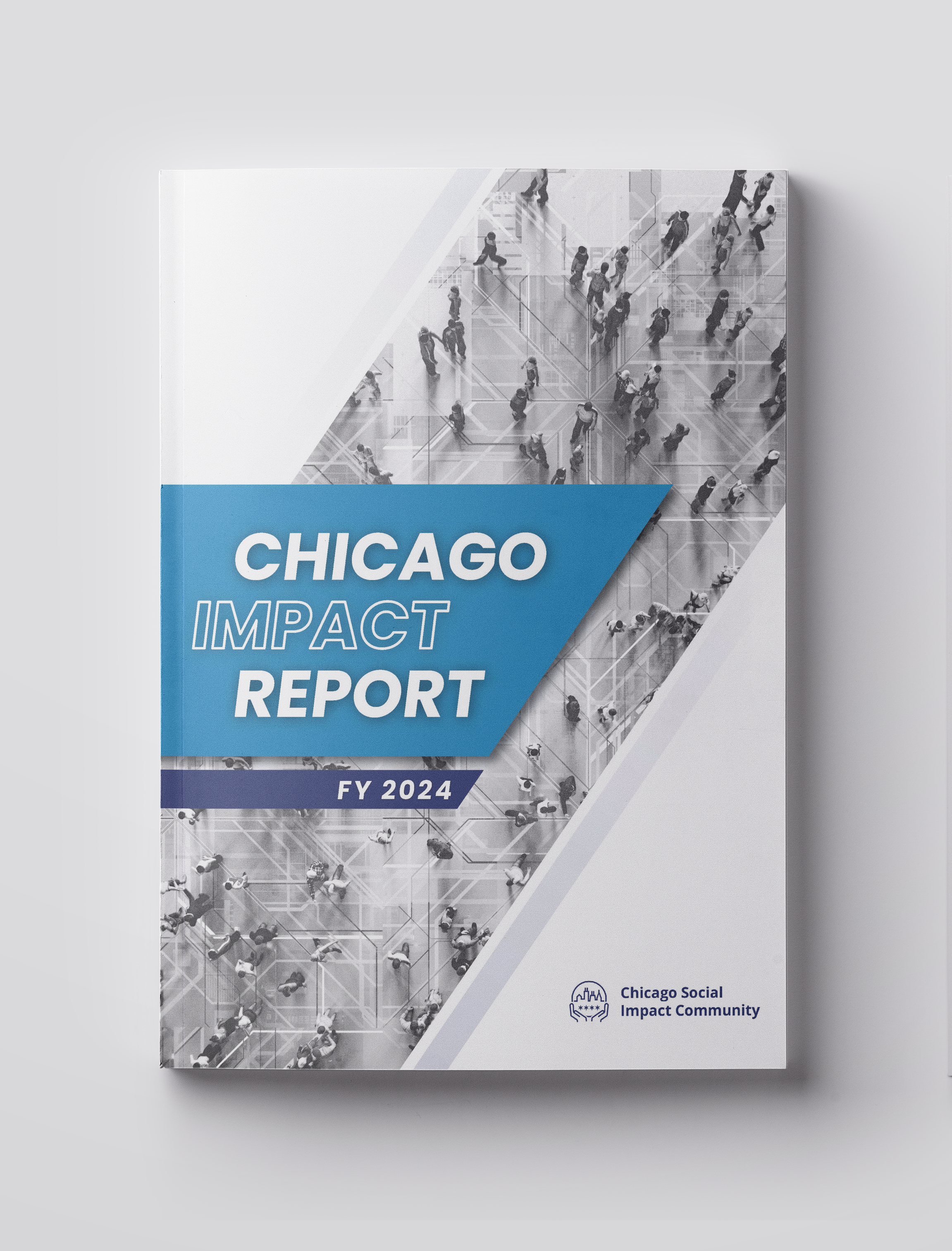 Annual Impact Report Cover Page Design cover flyer graphic design illustrator impact indesign layout report