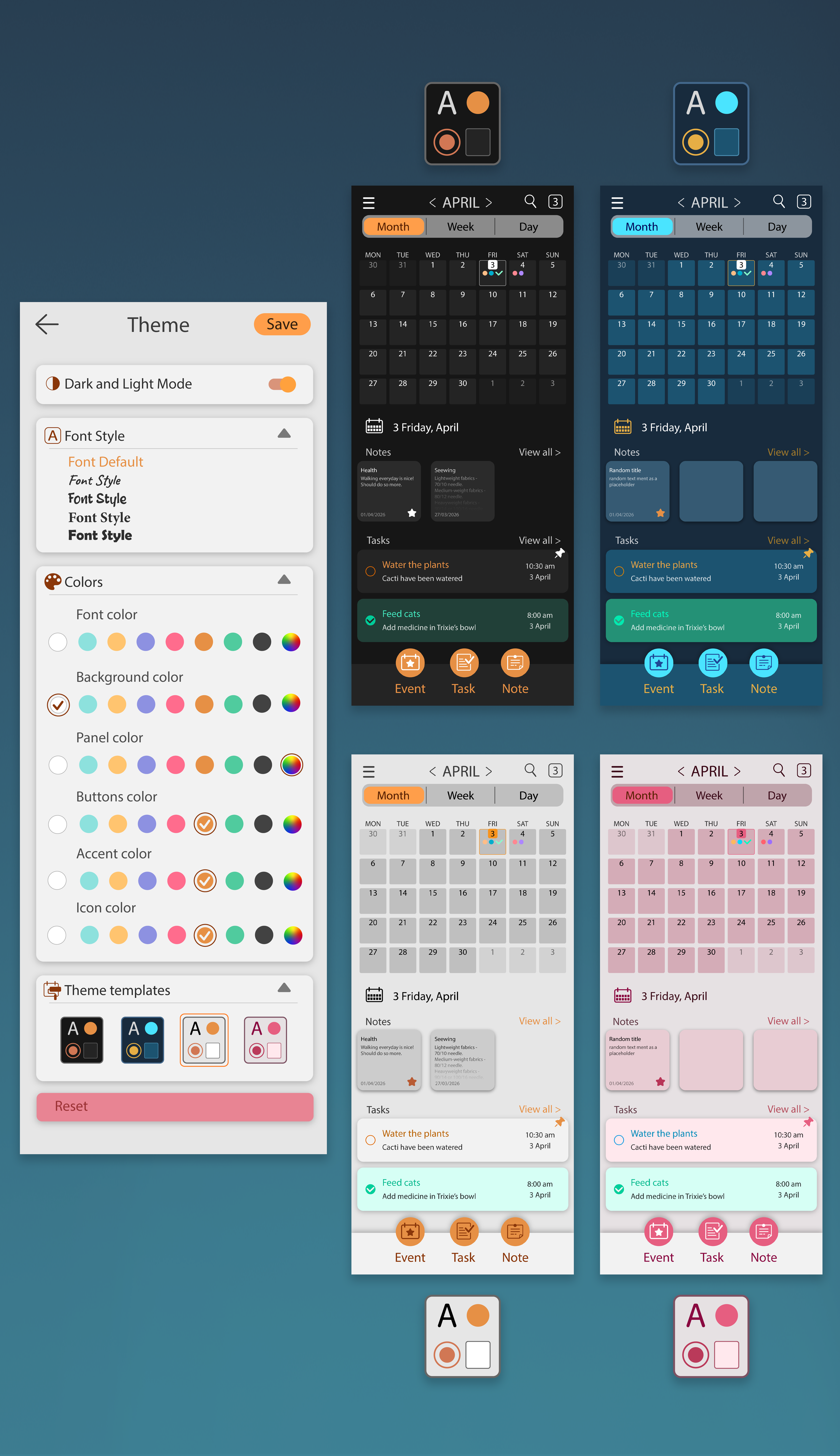 Calendar App Design by Alis Avetisyan on Dribbble