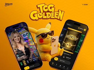 Pokémon TCG packs App cards collection pack corporate design game mobile app pokemon pokemon card pokemon cards tcg tcg swap telegram mini app ui uiux ux yellow