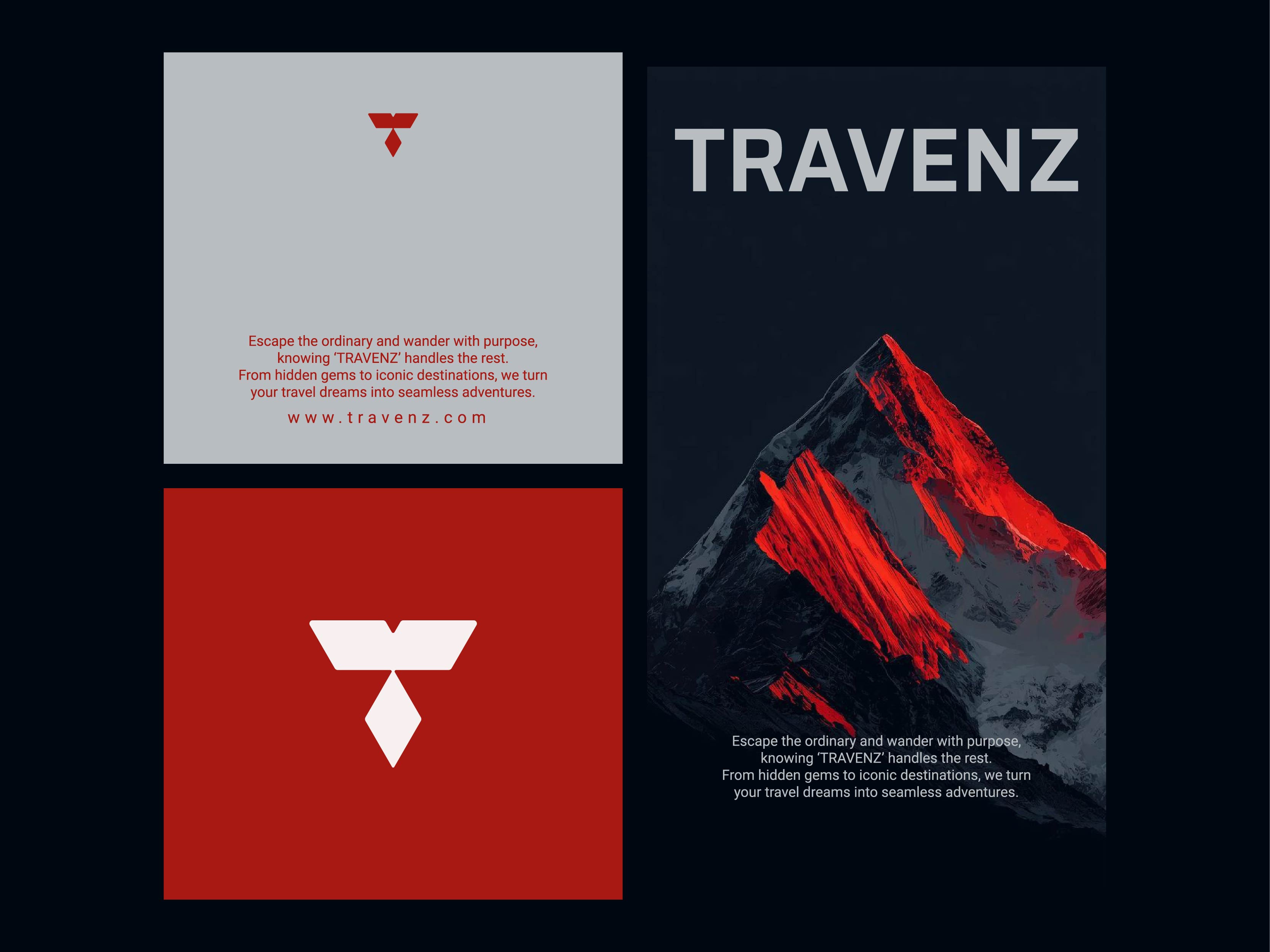 TRAVENZ | Travel Brand | Letter T Logo bold logo t letter t logo t travel logo travel travel logo