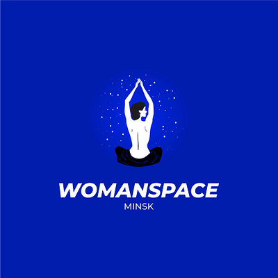 LOGO. WOMANSPACE 2023 branding fitness graphic design illustration logo vector woman