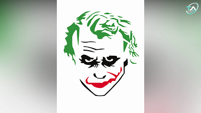 Joker Illustration adobe design graphic design illustration joker vector
