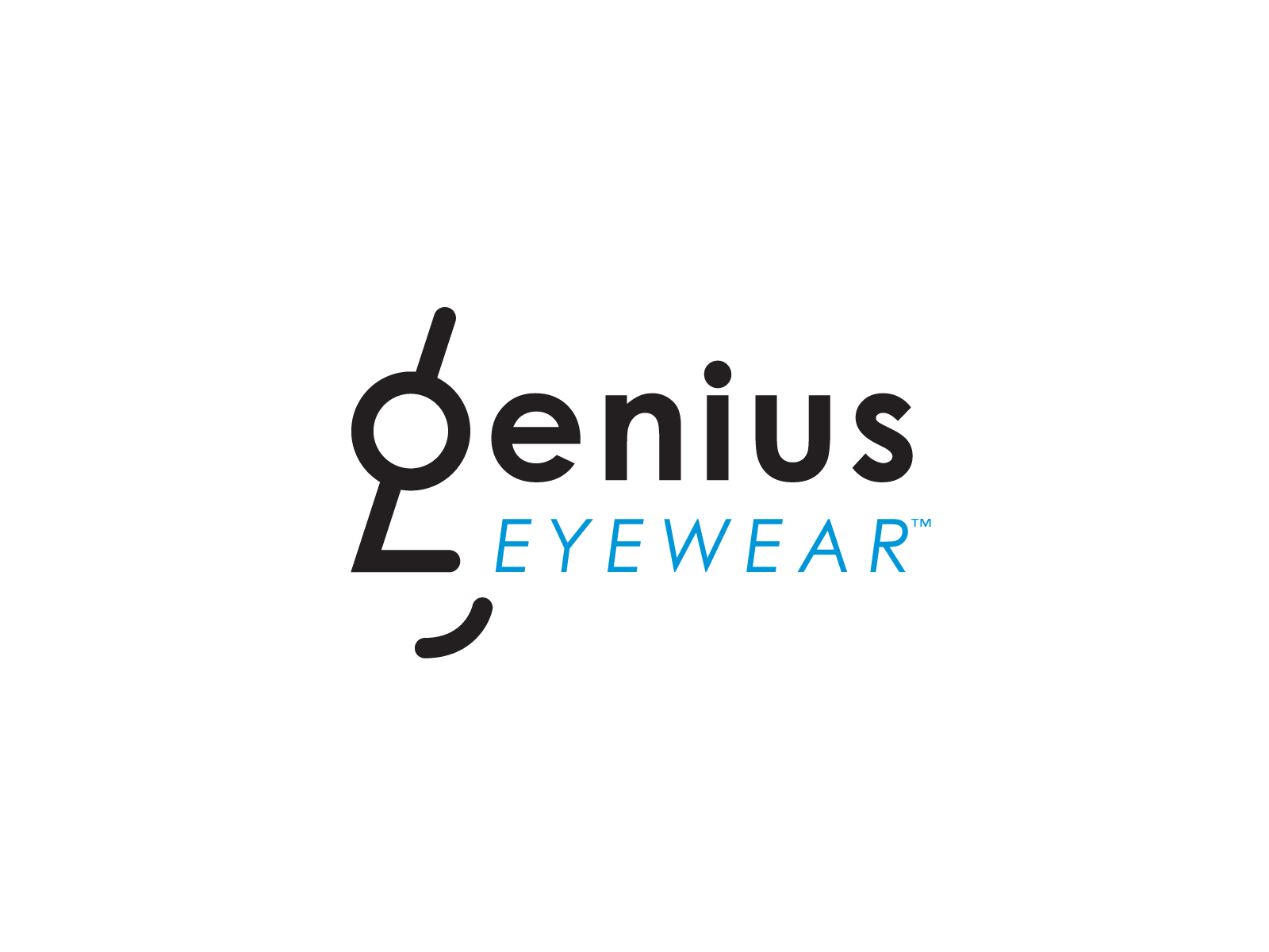 genius Eyewear branding graphic design logo mission statement naming packaging product design signage