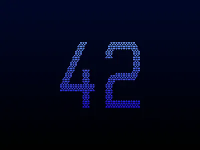 Happy Jackie Robinson Day 2026 42 baseball branding brooklyn dodgers gradient graphic design jackie jackie robinson legend mlb robinson sports
