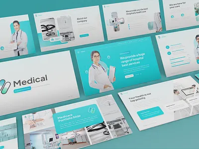 Medical and Health Presentation design health hospital medical presentation simple template