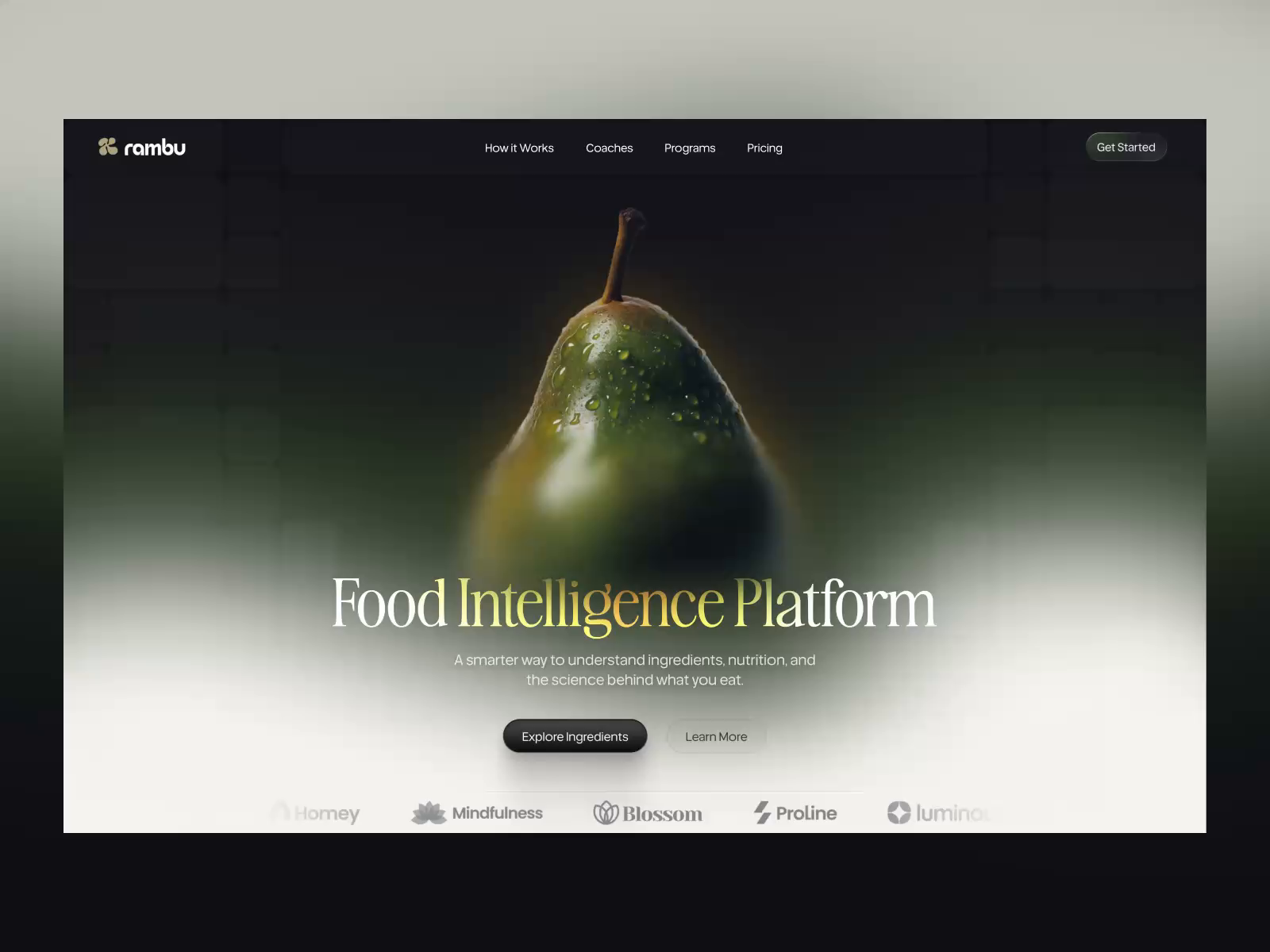 Rambu - Food AI Intelligence Platform Animation