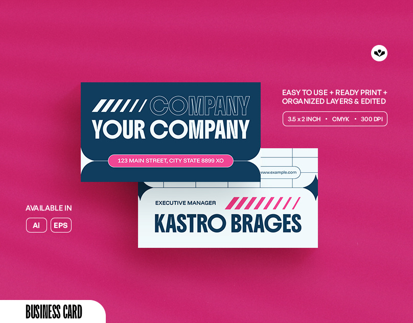 Marks Business Card advertising branding business business card company design profile solasome template