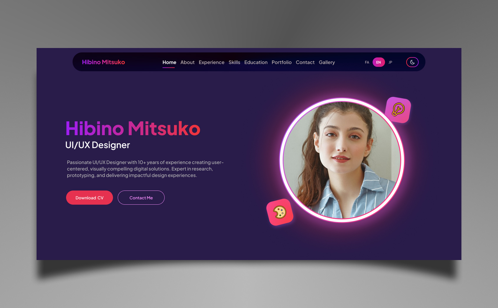 Landing page