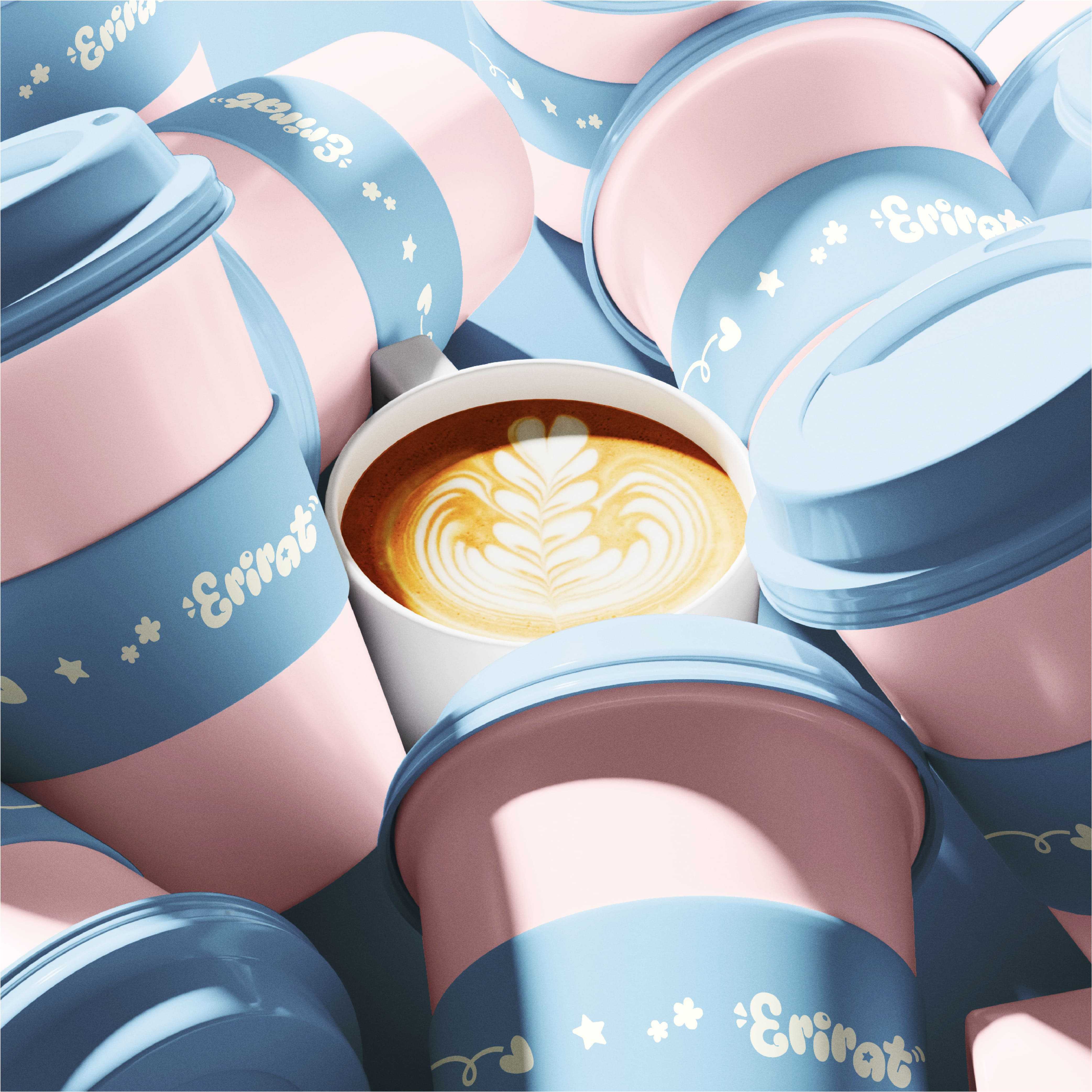 ERIRAT BRAND IDENTITY branding design graphic design illustration logo logo design typography