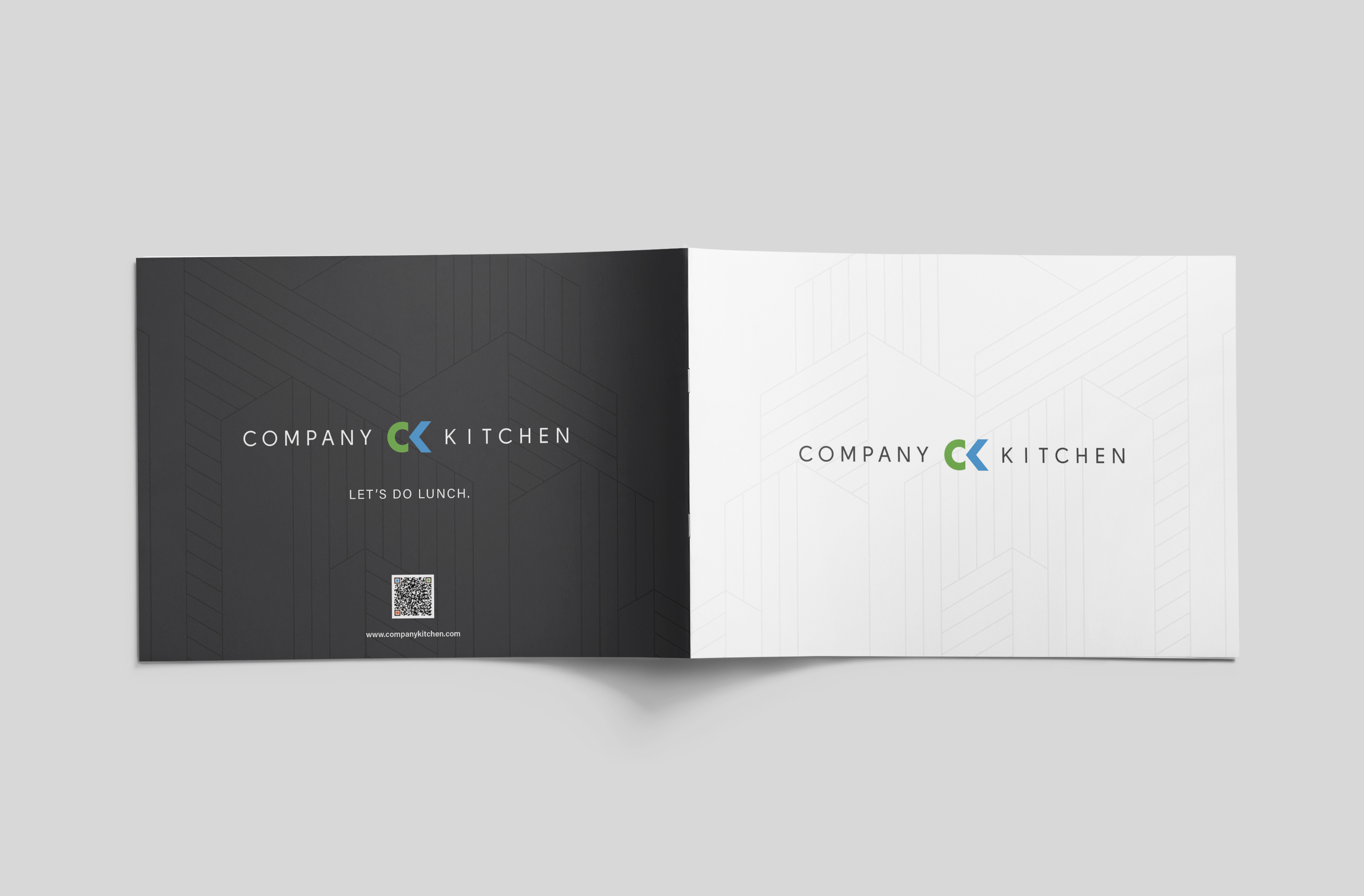 Company Kitchen Brochure Mockup animation branding graphic design logo