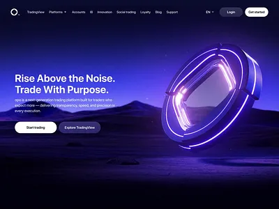Opo Finance landing page web design hero section 3D Animation 3 art 3d 3d animation animation blockchain ecommerce finance fintech hero hero section landing landing page landingpage web web design web3 webdesign website